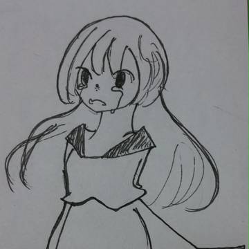 泣く女の子