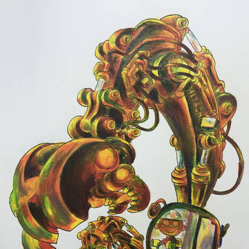 アスタコを描く