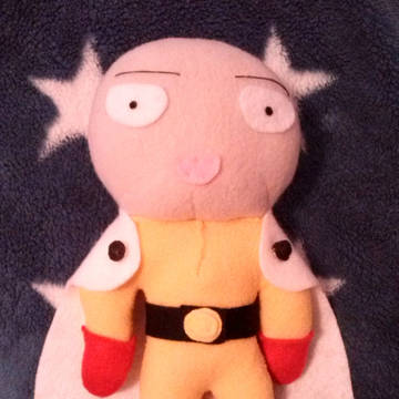 Saitama plush soft doll