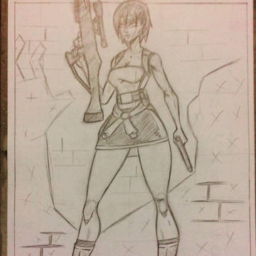 Jill Valentine - Veggie Zombie