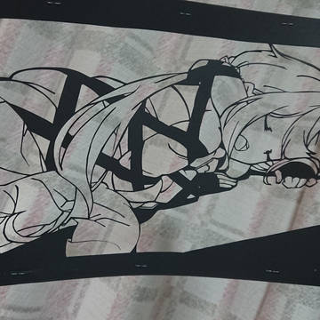 ゆるキャン△ 各務原なでしこ 切り絵