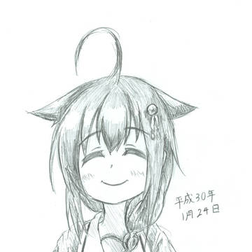 ２０１８年１月２４日の時雨