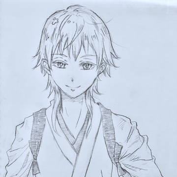 鶴さん初描き