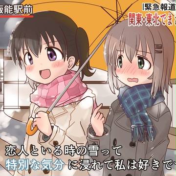 あおひな雪の日街頭インタビュー