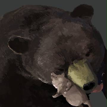 クマと豚