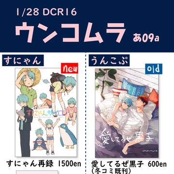 DCR16おしながき