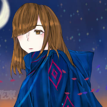 月と花束