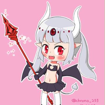 銀髪悪魔っ娘