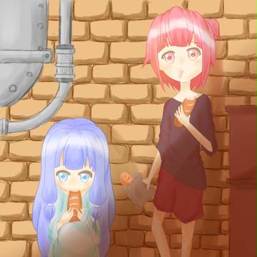 スラム街　琴葉姉妹
