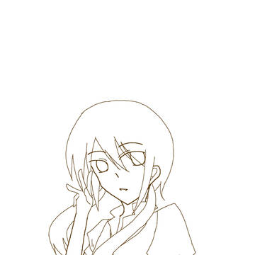 オリキャラ【線画】