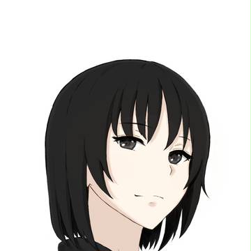 喪服女の子
