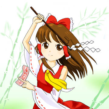 霊夢描いてみた