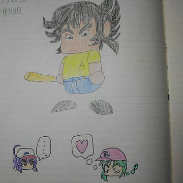 パワプロ風にキャラを描いてみた1