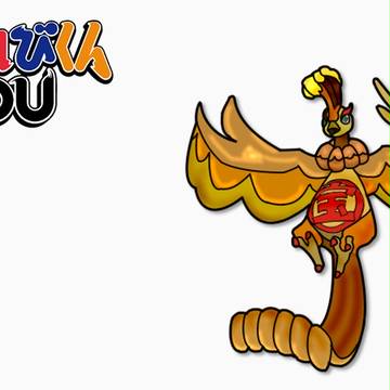 ぬりえシリーズ｢もじもん｣その４・５を塗ったもの