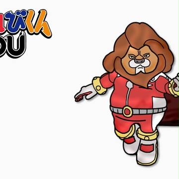 ぬりえシリーズ｢もじもん｣その６・７を塗ったもの