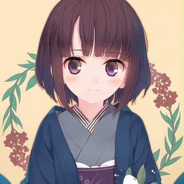 南天と雪兎