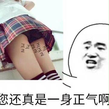 您还真是一身正气啊