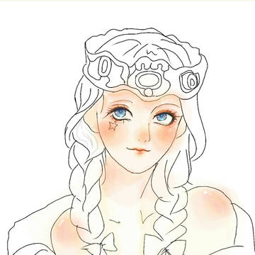 有点水彩风