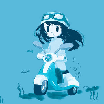 海中逃避行