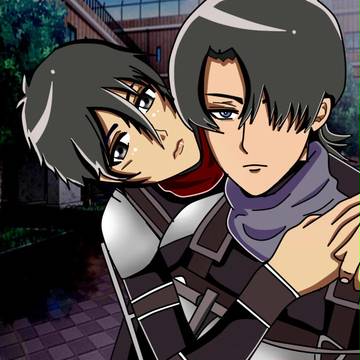 levi and mikasa..