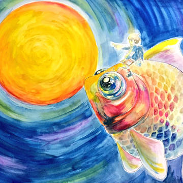 金魚と少年