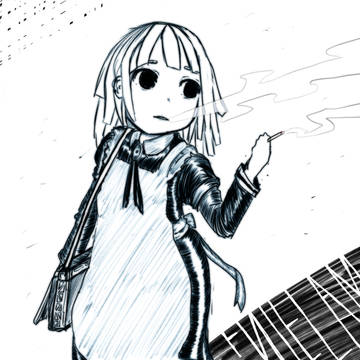 死んだ目をした女の子