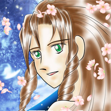 FF7発売21周年イラスト＠エアリス