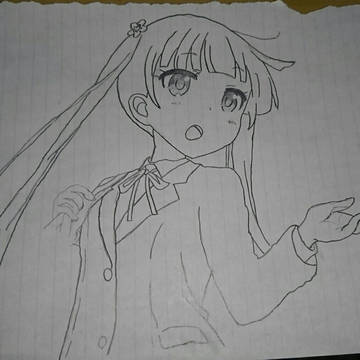 涼風青葉 模写