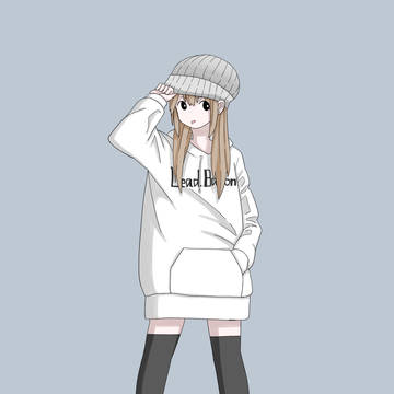 パーカーと二―ソックス