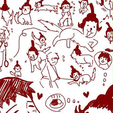 芭蕉さんと犬子