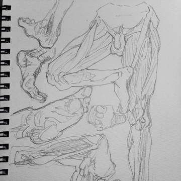 【模写】エロい脚