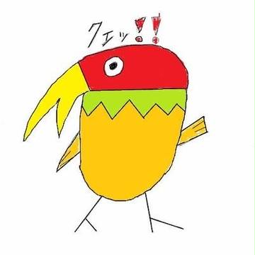 クェーー