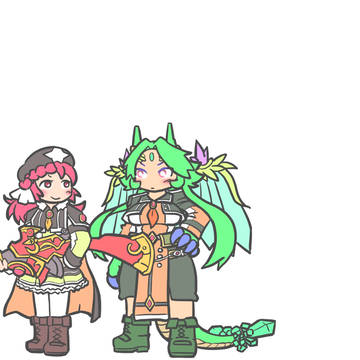 宝石コンビと、うちのヘルメス