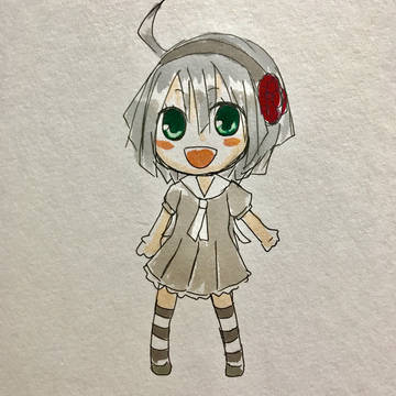 擬人化モルガちゃん