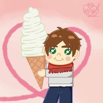 エレンくんとソフトクリーム