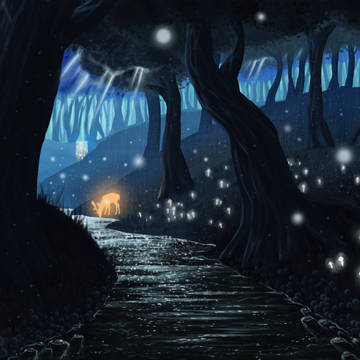 Glowing Forest