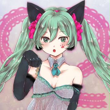 猫耳みくさん