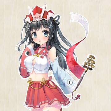 鯉のぼり巫女