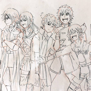 ボンバーマン八兄弟擬人化