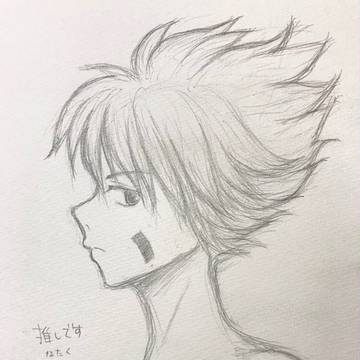 らくがき(シャーペン絵)