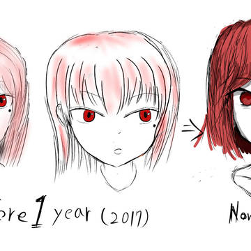 まだまだ絵描き初心者な俺が絵を描き始めて一年経った結果。