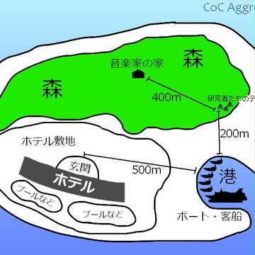 【CoCシナリオ】Aggressor MAP