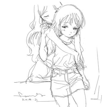 ほのここ　落書き