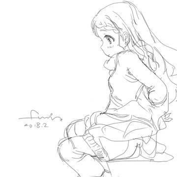 うでが抜けないここなちゃん