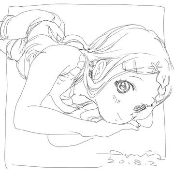 ゴロゴロするここなちゃん
