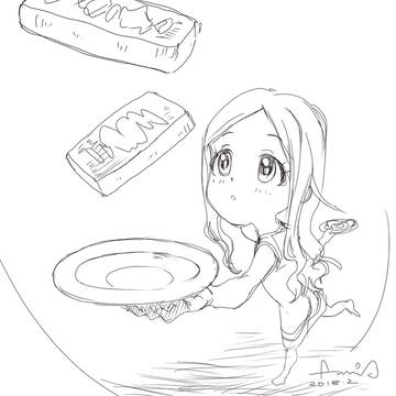 弾道計算中のここなちゃん