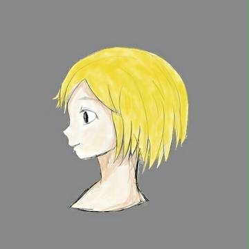 黄发女子