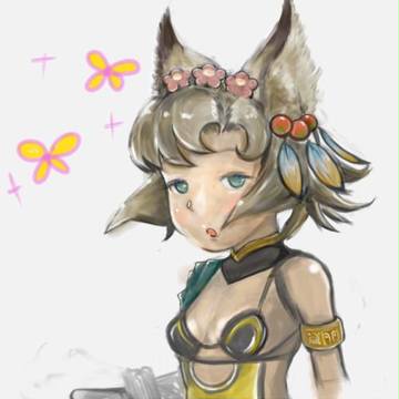 グラブル　メルゥ落書き