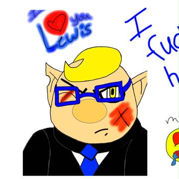 Lewis with glasses