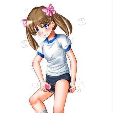一輪車少女。